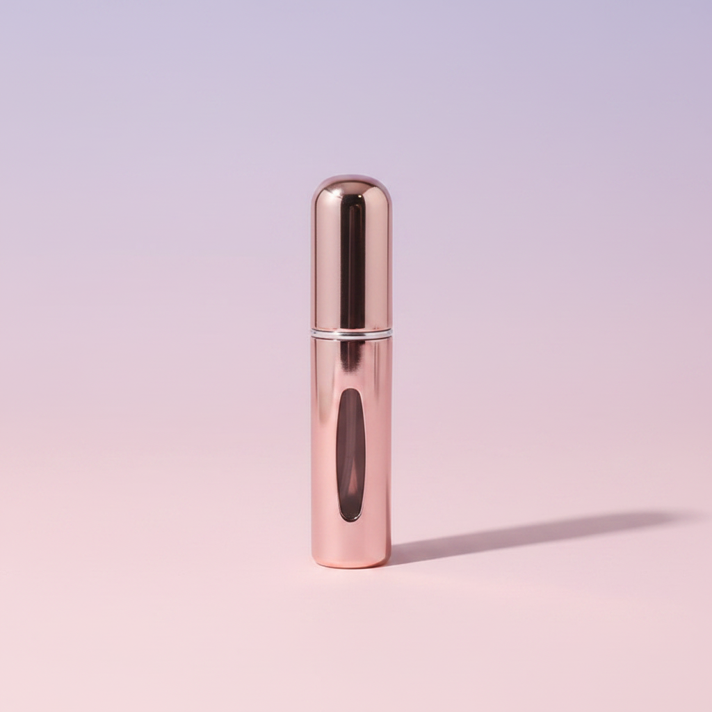 Vaporisateur de Sac Rechargeable rose metallic – 5 ml