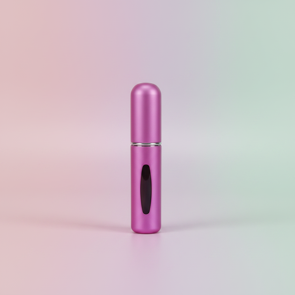 Vaporisateur de Sac Rechargeable Rose mat – 5 ml